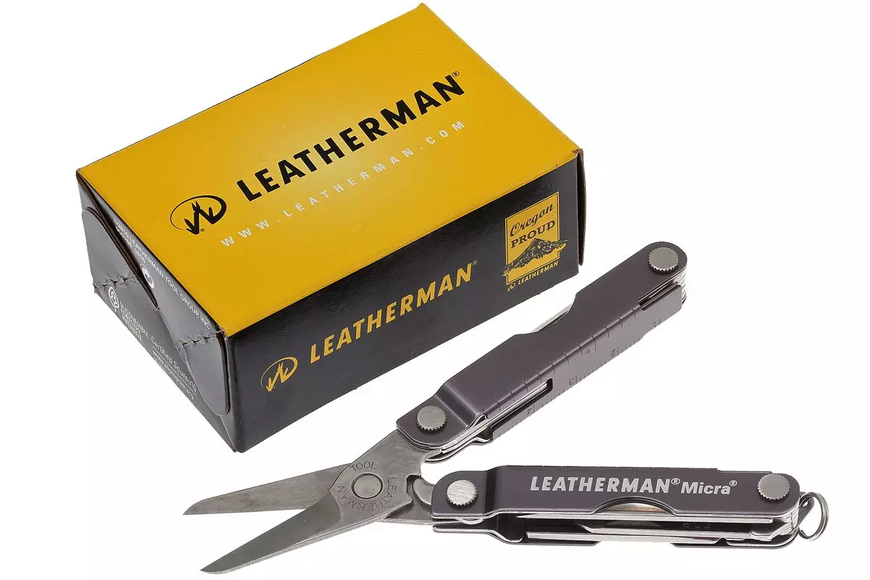 Leatherman micra. Мультитул Leatherman Micra (832549) (10 функций) с чехлом.