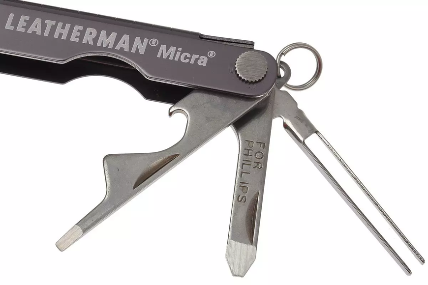 Мультитул Leatherman Micra Gray, картонна коробка 64380181N фото