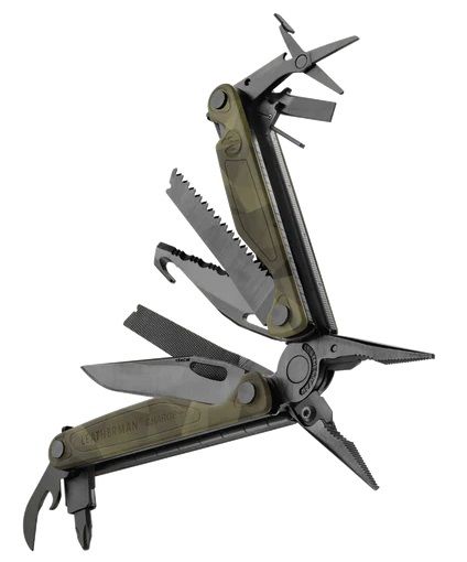 Мультитул Leatherman Charge Plus Camo Forest, синтетический чехол 832710  фото