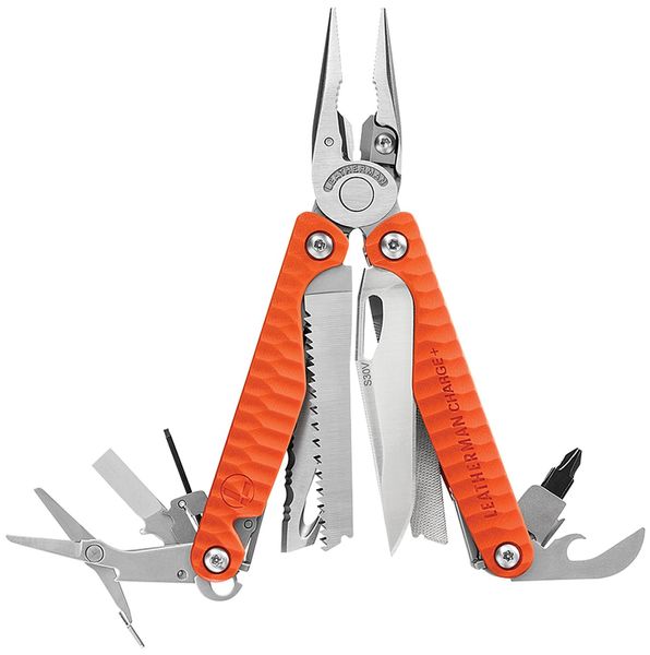 Мультитул Leatherman Charge Plus Orange, синтетичний чохол 832782 фото