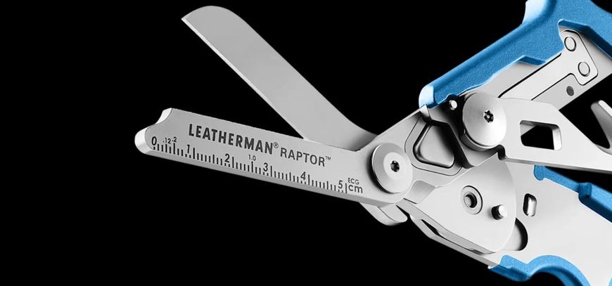 Ножницы Leatherman Raptor Rescue Blue, utility чехол 832609  фото