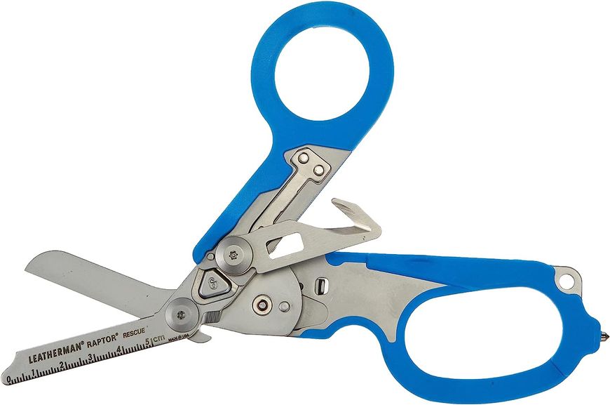 Ножницы Leatherman Raptor Rescue Blue, utility чехол 832609  фото