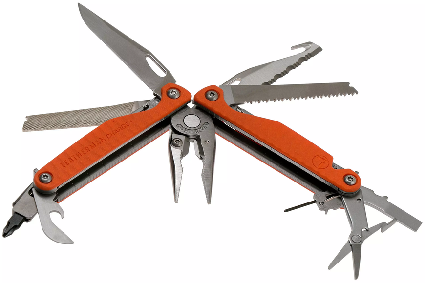 Мультитул Leatherman Charge Plus Orange, синтетичний чохол 832782 фото