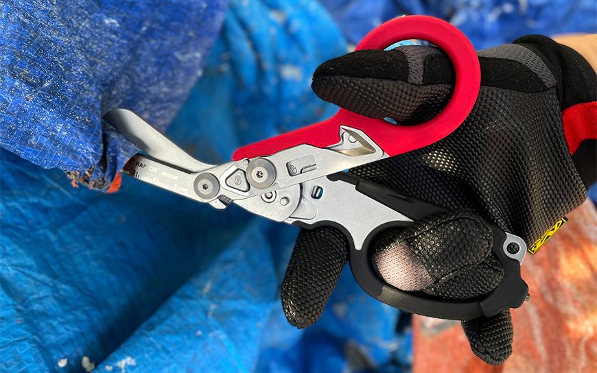 Ножницы Leatherman Raptor Rescue Red/Black, utility чехол 833058  фото