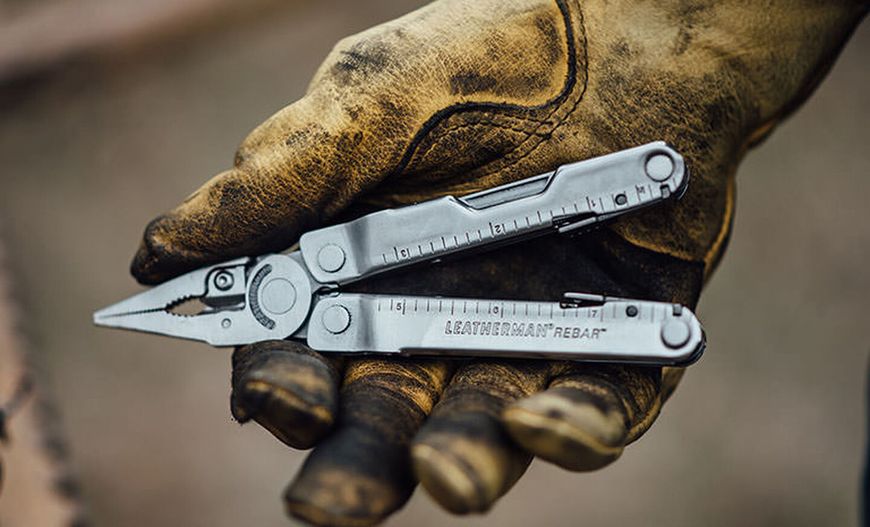 Мультитул Leatherman Rebar, шкіряний чохол 831560 фото