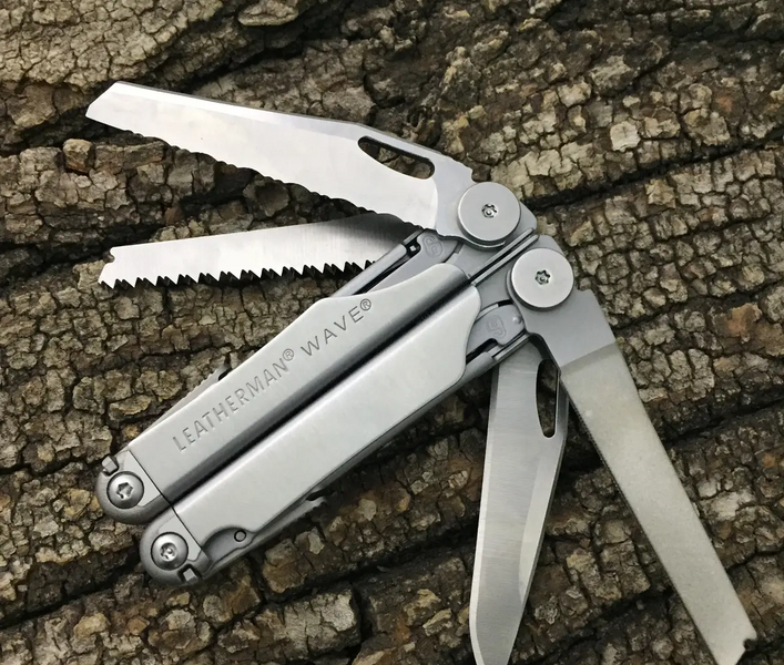 Мультитул Leatherman Wave, шкіряний чохол 830082 фото