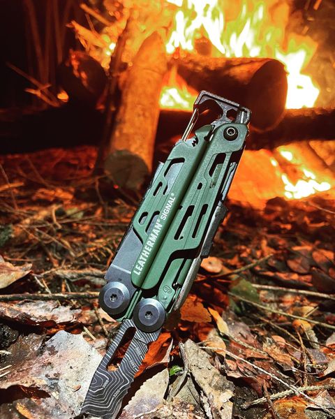 Мультитул Leatherman Signal Green Topo, синтетический чехол 832692  фото