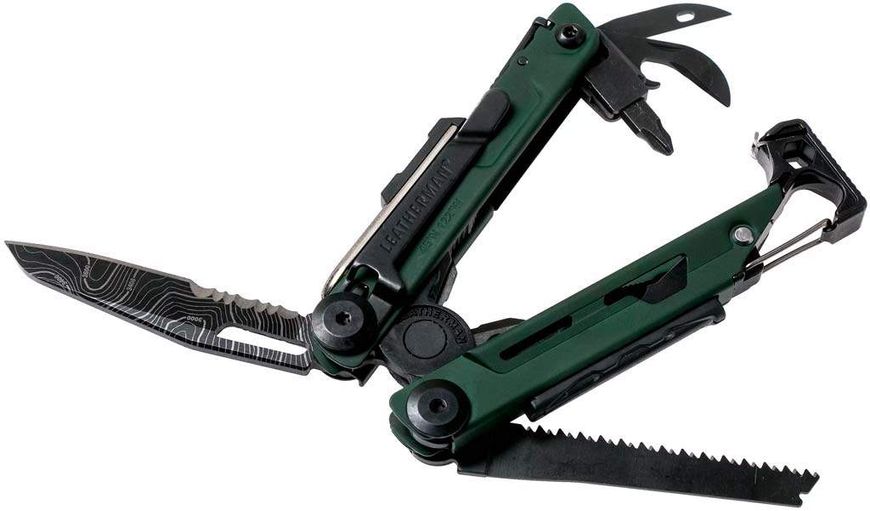 Мультитул Leatherman Signal Green Topo, синтетический чехол 832692  фото