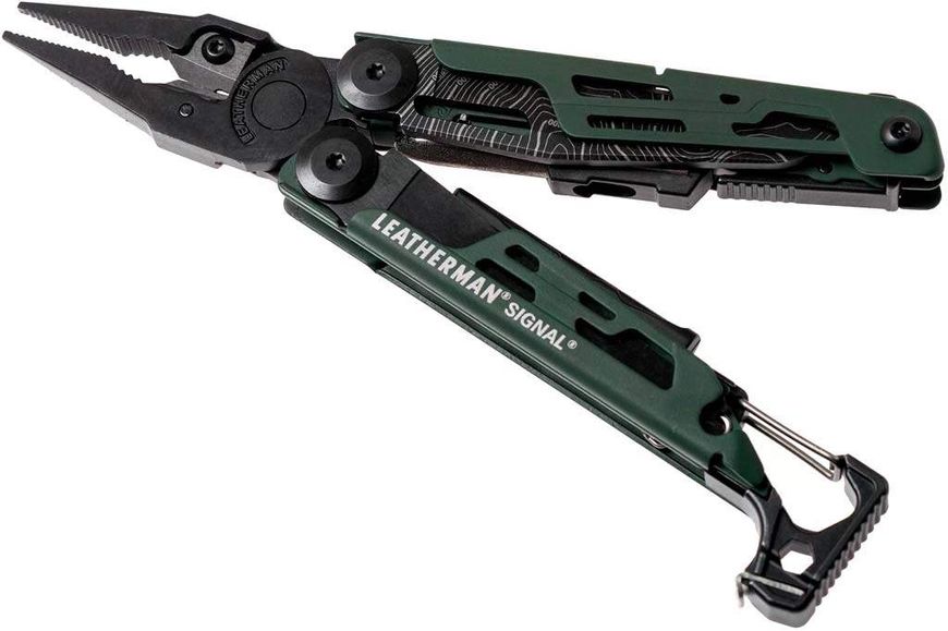 Мультитул Leatherman Signal Green Topo, синтетичний чохол 832692 фото