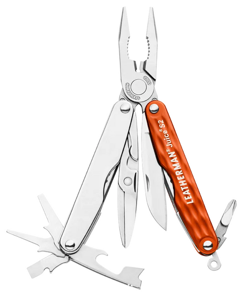 Мультитул Leatherman Juice S2 Cinnabar Orange, картонная коробка 831941  фото