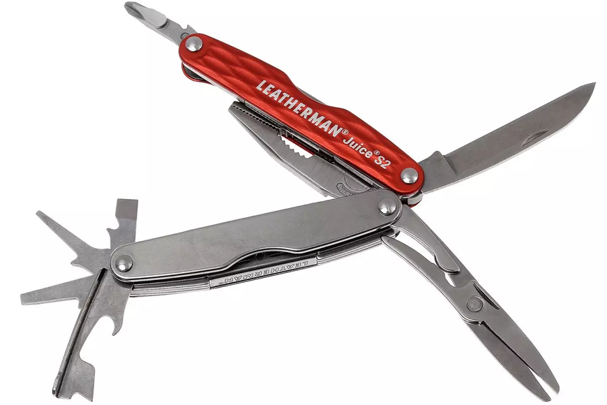 Мультитул Leatherman Juice S2 Cinnabar Orange, картонная коробка 831941  фото