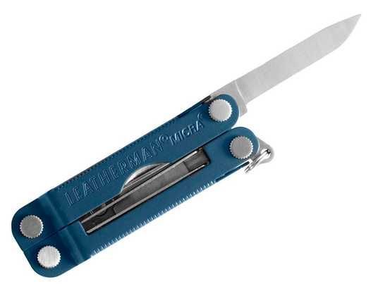 エムン　0830 Мультитул Leatherman Micra Navy 833044 купить в официальном