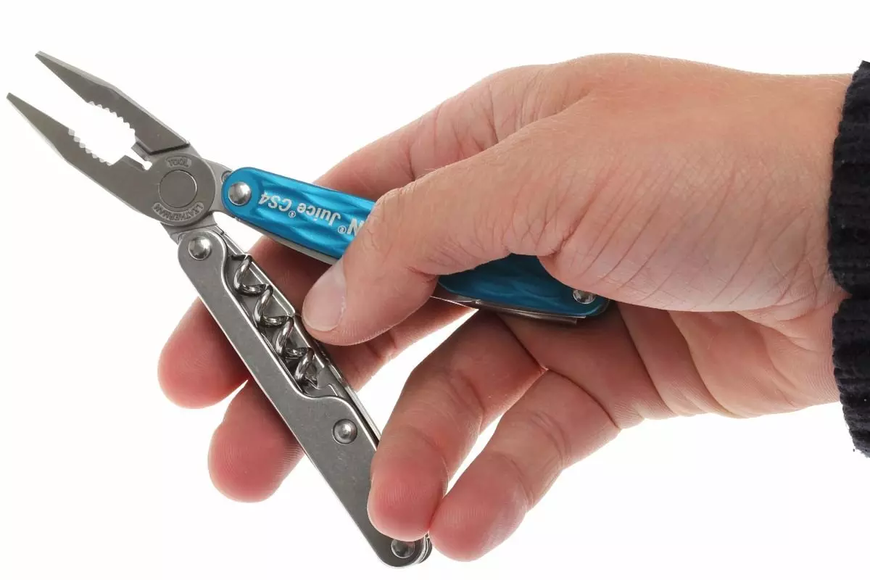 Мультитул Leatherman Juice CS4 Columbia Blue, картонная коробка 831937  фото