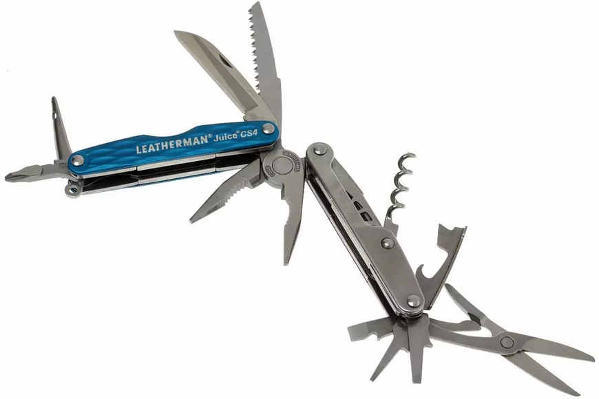 Мультитул Leatherman Juice CS4 Columbia Blue, картонная коробка 831937  фото