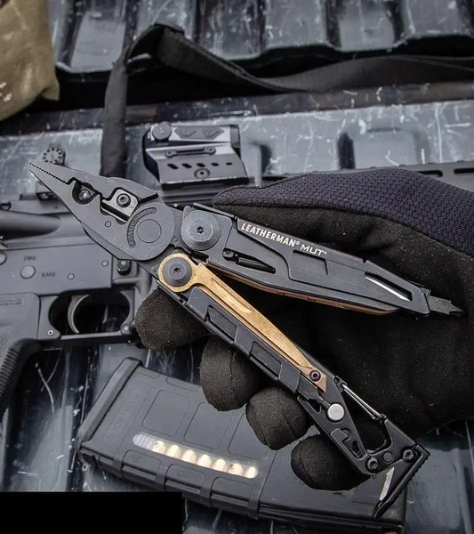 Мультитул Leatherman MUT EOD Black, чохол Molle оливковий, картонна коробка 833119 фото