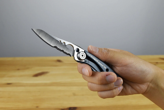 Мультитул Leatherman Skeletool KBX Denim 832383 купить в