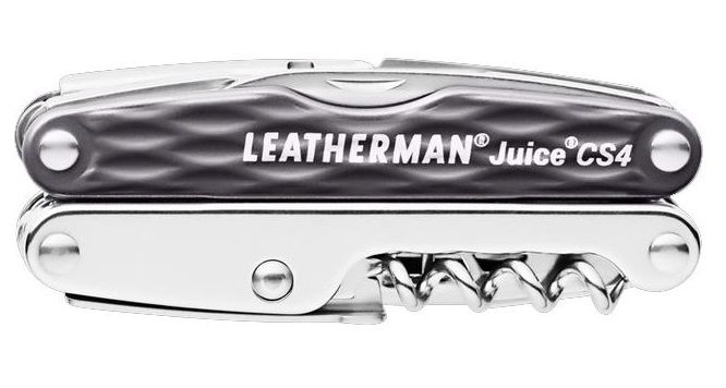 Мультитул Leatherman Juice CS4 Granite Gray, кожаный чехол, подарочная коробка 831987  фото