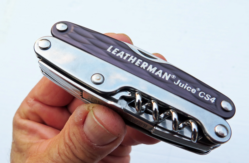 Мультитул Leatherman Juice CS4 Granite Gray, кожаный чехол, подарочная коробка 831987  фото