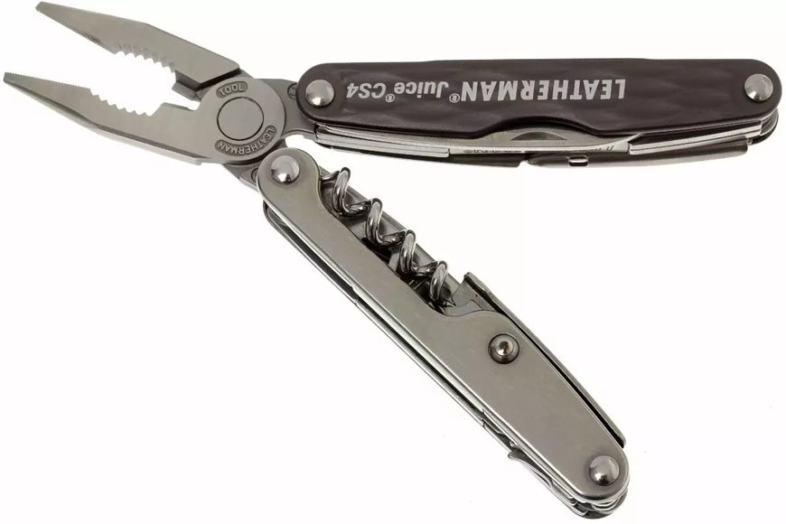 Мультитул Leatherman Juice CS4 Granite Gray, кожаный чехол, подарочная коробка 831987  фото