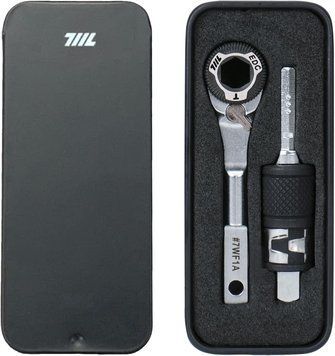 Плоский торцевой ключ с трещоткой 711L EDC MK2 и удлинитель для бит 2-в-1 для мультитула Leatherman  фото