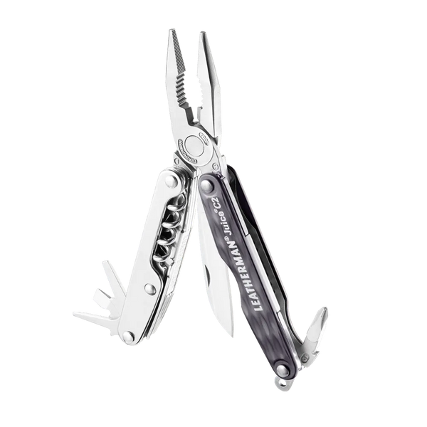 Мультитул Leatherman Juice C2 Granite Gray, кожаный чехол, картонная коробка 831936  фото