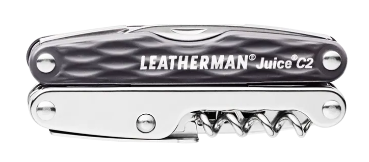 Мультитул Leatherman Juice C2 Granite Gray, кожаный чехол, картонная коробка 831936  фото