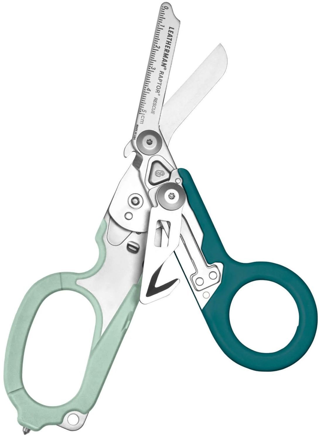 Ножиці Leatherman Raptor Rescue Icy Mint, utility чохол 833474