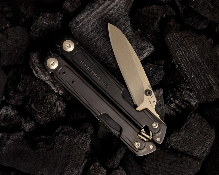 Мультитул Leatherman ARC Obsidian, шкіряний чохол 833206 фото