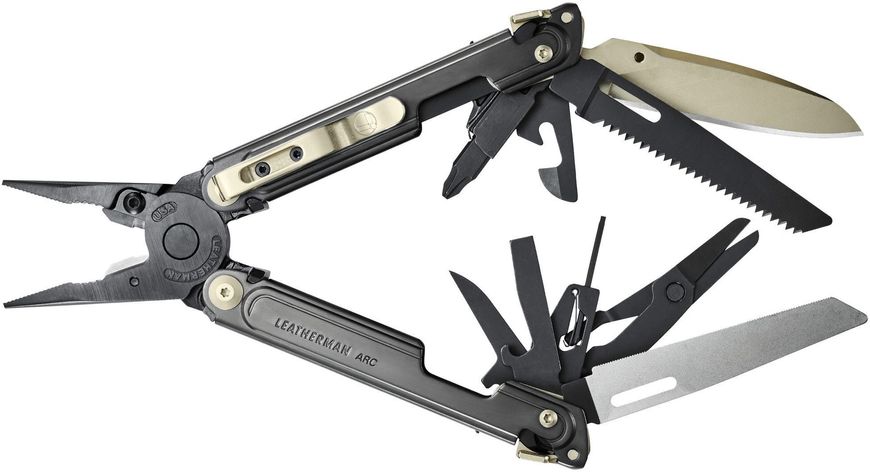 Мультитул Leatherman ARC Obsidian, шкіряний чохол 833206 фото