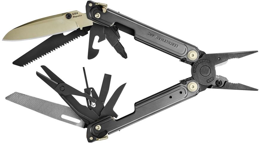 Мультитул Leatherman ARC Obsidian, кожаный чехол 833206  фото