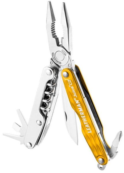 Мультитул Leatherman Juice C2 Sunrise Yellow, картонная коробка 831933  фото