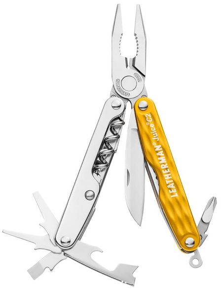 Мультитул Leatherman Juice C2 Sunrise Yellow, картонная коробка 831933  фото