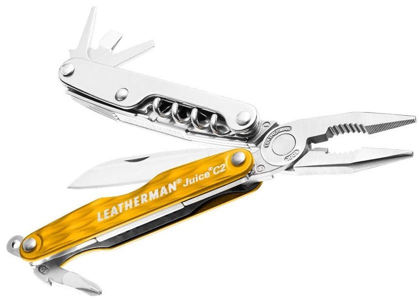 Мультитул Leatherman Juice C2 Sunrise Yellow, картона коробка 831933 фото