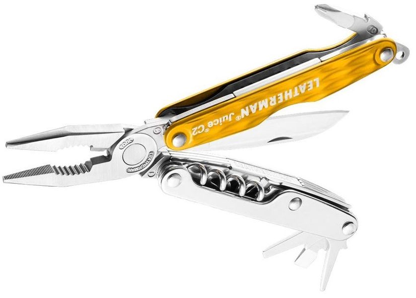 Мультитул Leatherman Juice C2 Sunrise Yellow, картонная коробка 831933  фото