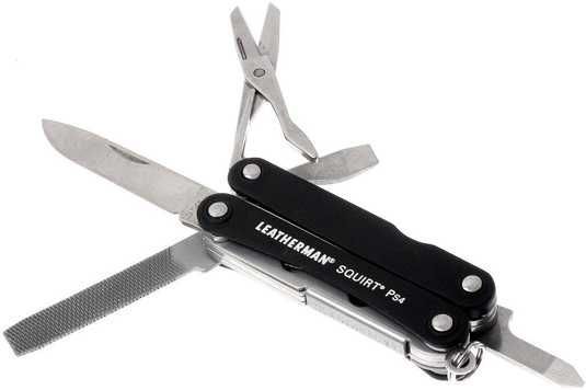 Мультитул Leatherman Squirt PS4 Black 831233 купить в официальном
