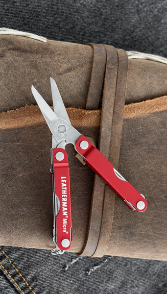 Мультитул Leatherman Micra Red, картонна коробка 64330181N фото