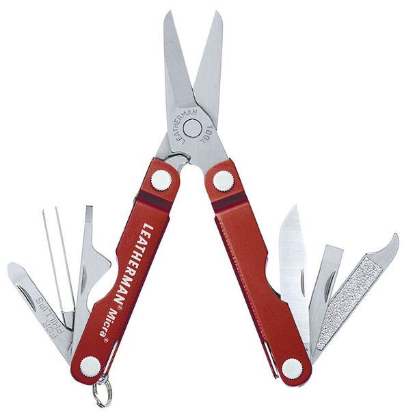 Мультитул Leatherman Micra Red, картонна коробка 64330181N фото