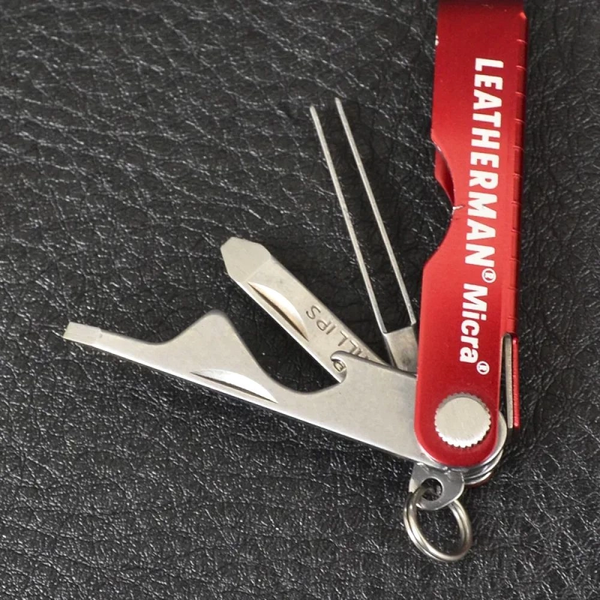 Мультитул Leatherman Micra Red, картонна коробка 64330181N фото