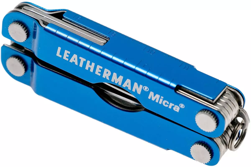 Мультитул Leatherman Micra Blue, картонна коробка 64340181N фото