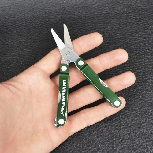 Мультитул Leatherman Micra Green, подарункова коробка 64350082N фото