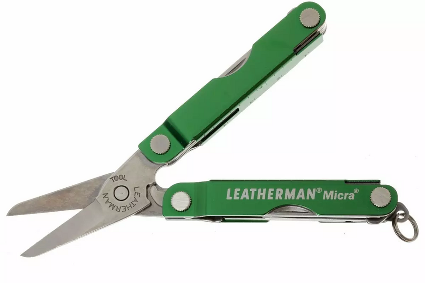 Мультитул Leatherman Micra Green, подарункова коробка 64350082N фото