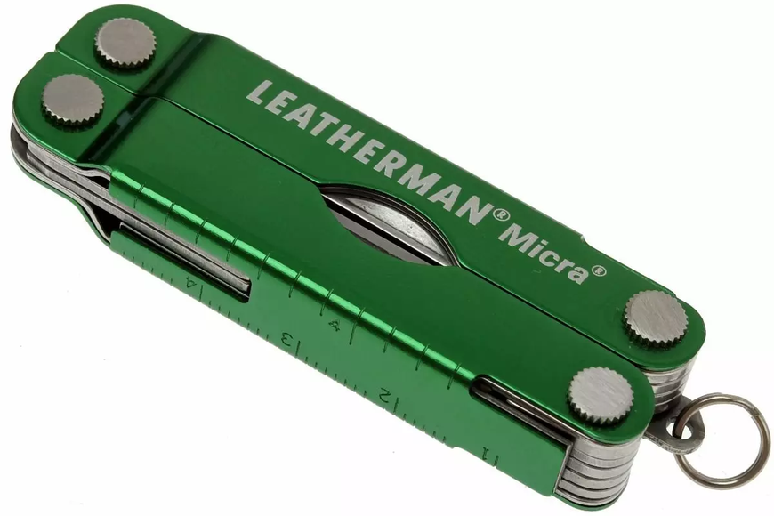 Мультитул Leatherman Micra Green, подарункова коробка 64350082N фото