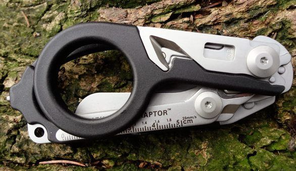 Ножиці Leatherman Raptor Rescue Black, чохол Molle 831742 фото