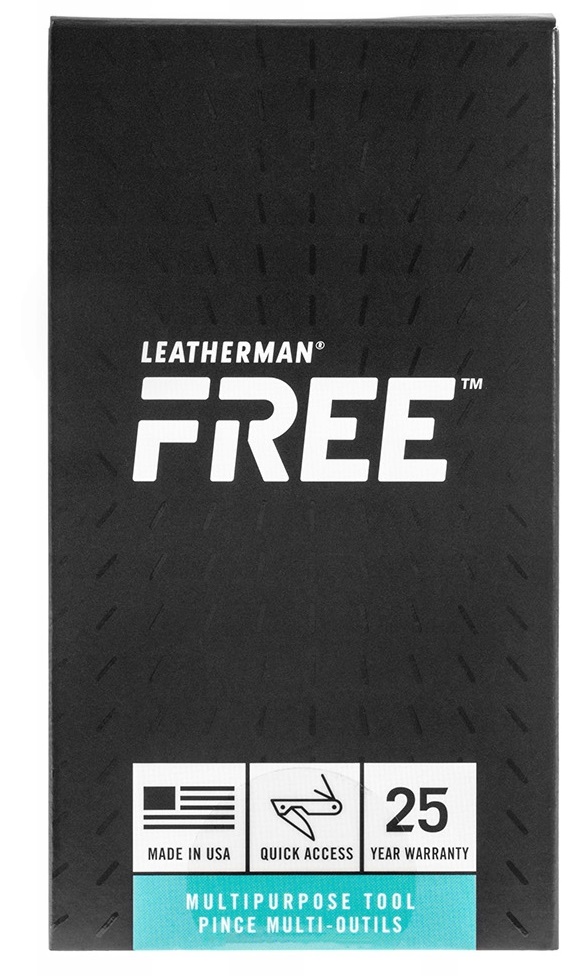 Мультитул Leatherman Free T4 Evergreen с гарантийным талоном в картонной коробке
