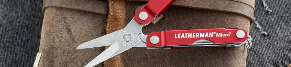 Мультитул Leatherman Micra Red 64330181N з ножицями