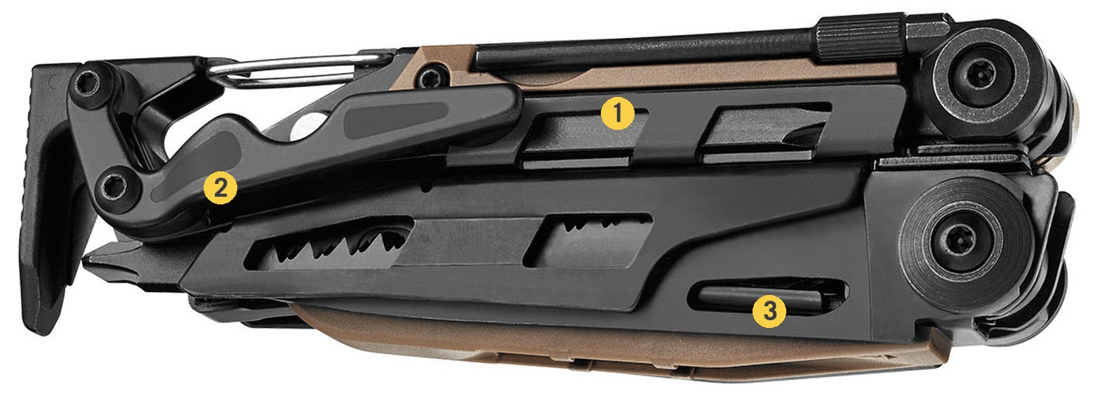 Знімний кишеньковий затискач багатофункціонального мультиінструменту Leatherman MUT Black