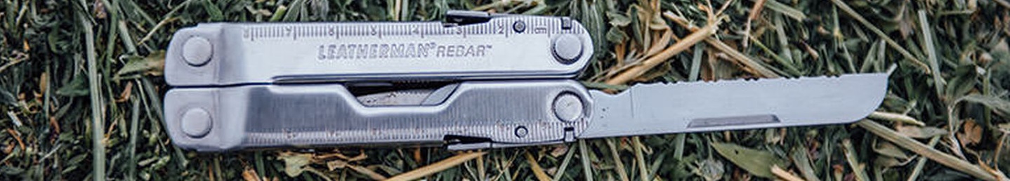 Нож с прямой и зубчатой заточкой Leatherman Rebar Stainless Steel 831557
