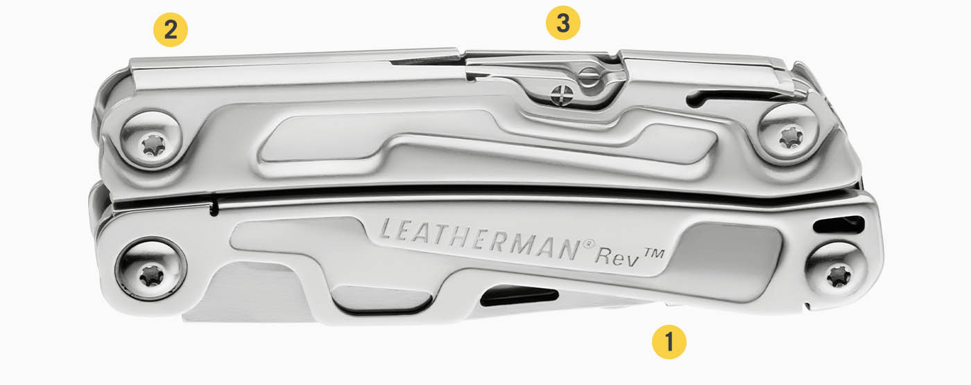 Мультитул Leatherman REV 832136 зі знімною кишеньковою кліпсою