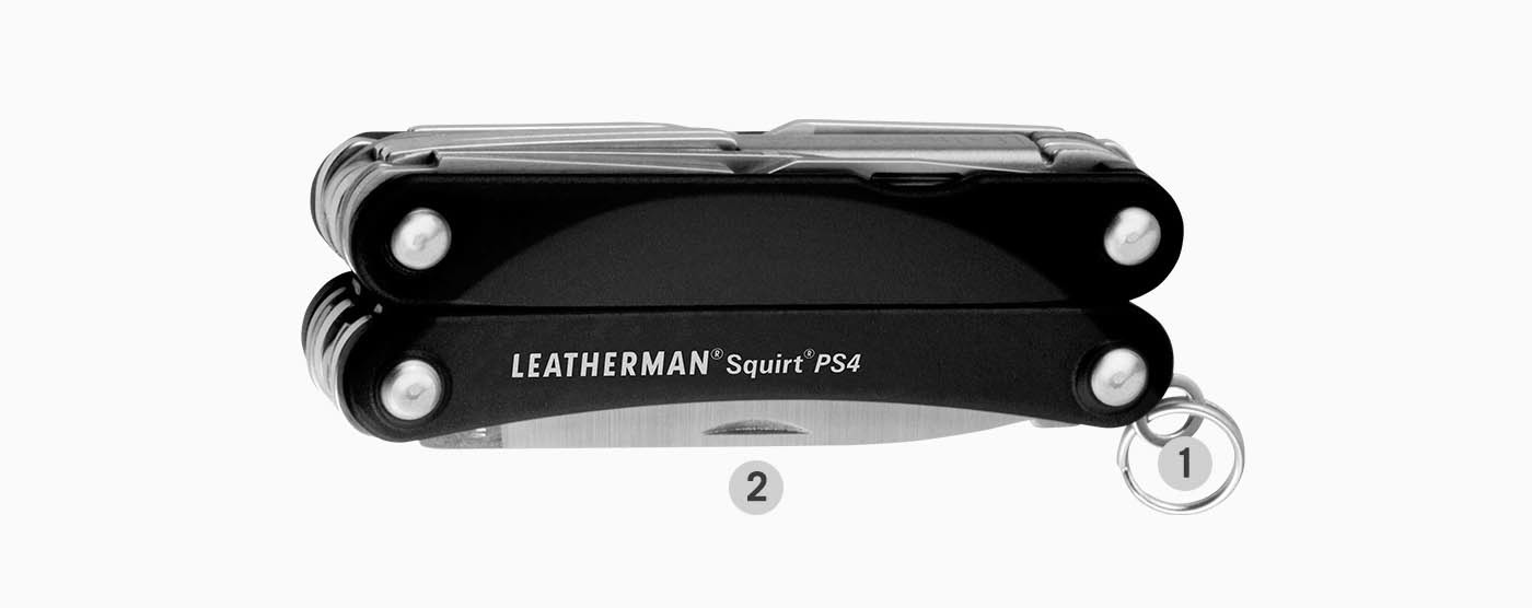 Мультитул Leatherman Squirt 831227 с функциями доступными извне