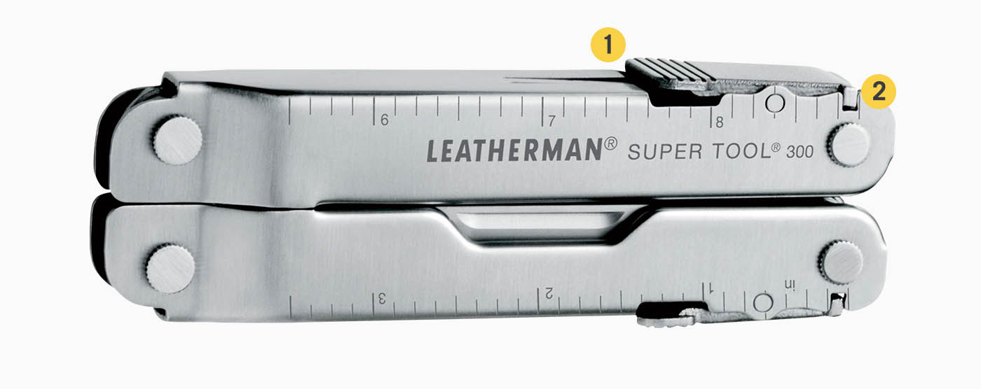Мультиинструмент Leatherman Super Tool 300 с надежной фиксацией и блокировкой 